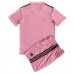 Inter Miami Replika Babytøj Hjemmebanesæt Børn 2023-24 Kortærmet (+ Korte bukser)